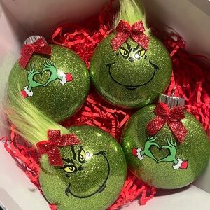 Grinch Holiday Ornaments